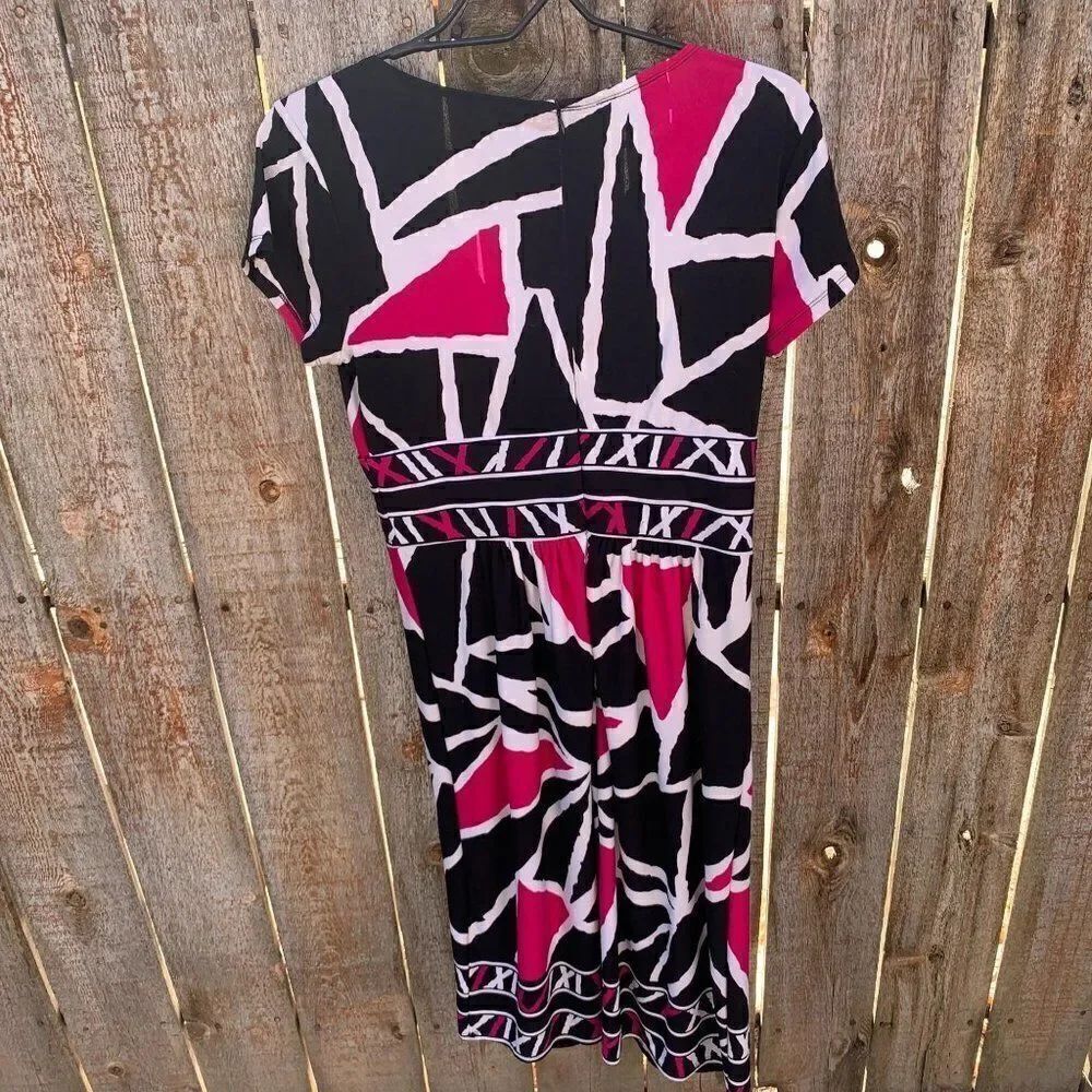 Ab Studio dress short sleeve size medium v neck - Picture 3 of 8